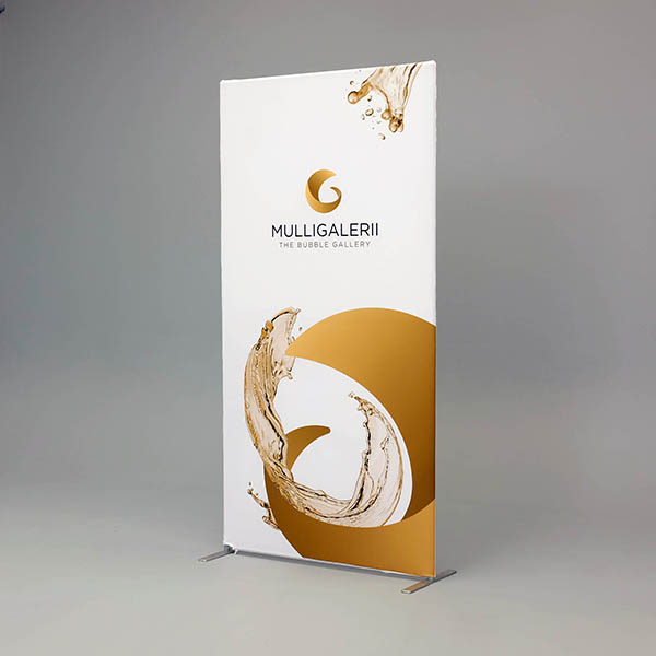 Vaihdettava rollup mainos - Swap roll up banderolli